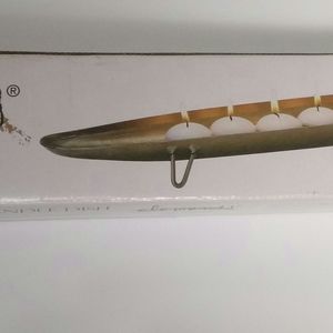 Candle Holder with White Candles